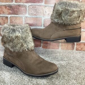 Scoop womens cocoa brown winter ankle boots size 38 Eu size 7.5 US